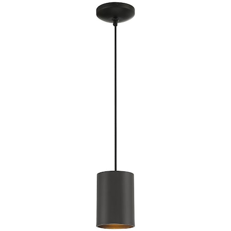 Access Lighting Pilson, Pendant, Matte Black Finish, Steel 29000-MBL-C
